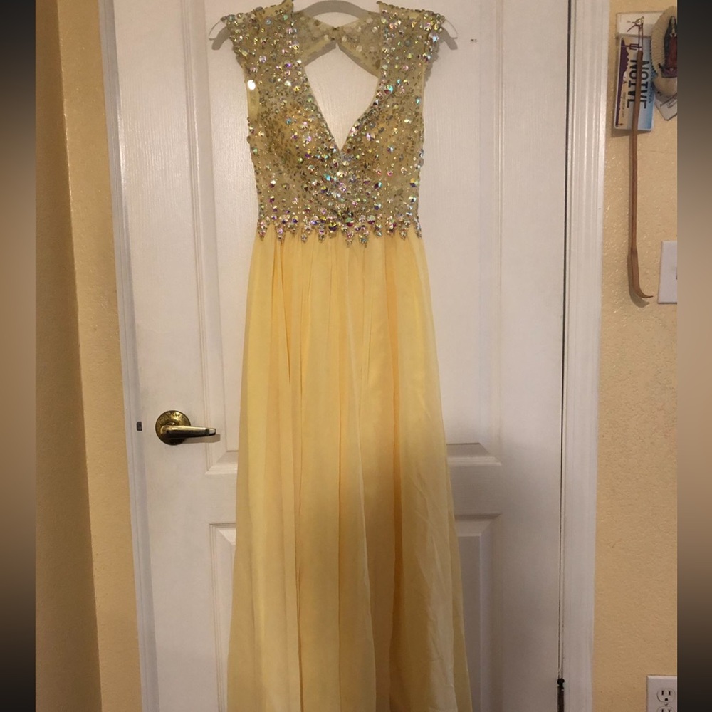 Yellow dress (Size 4)